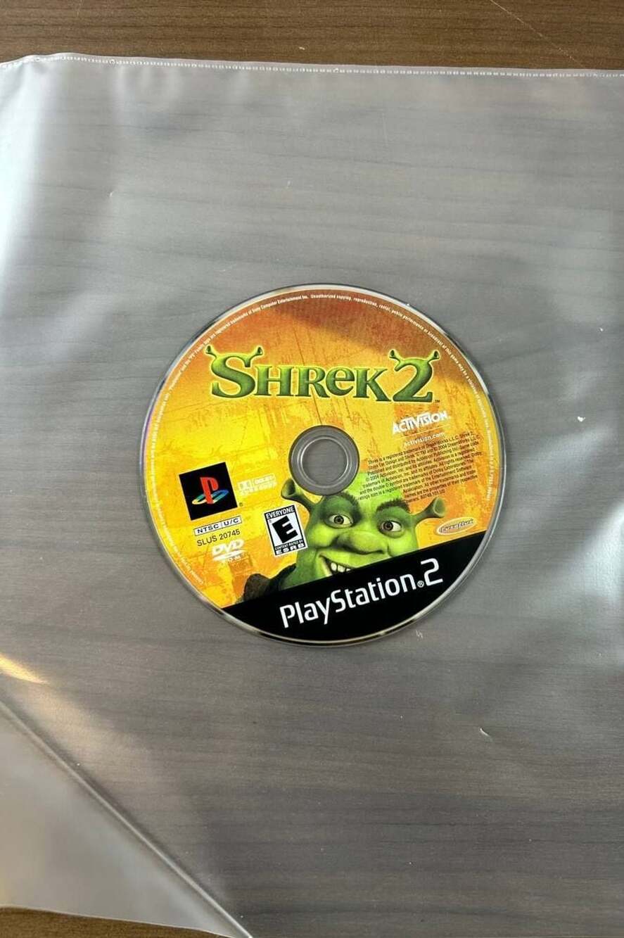 Shrek 2 PS2 Sony PlayStation 2 2004 NTSC-U/C Disc Only SLUS-20745